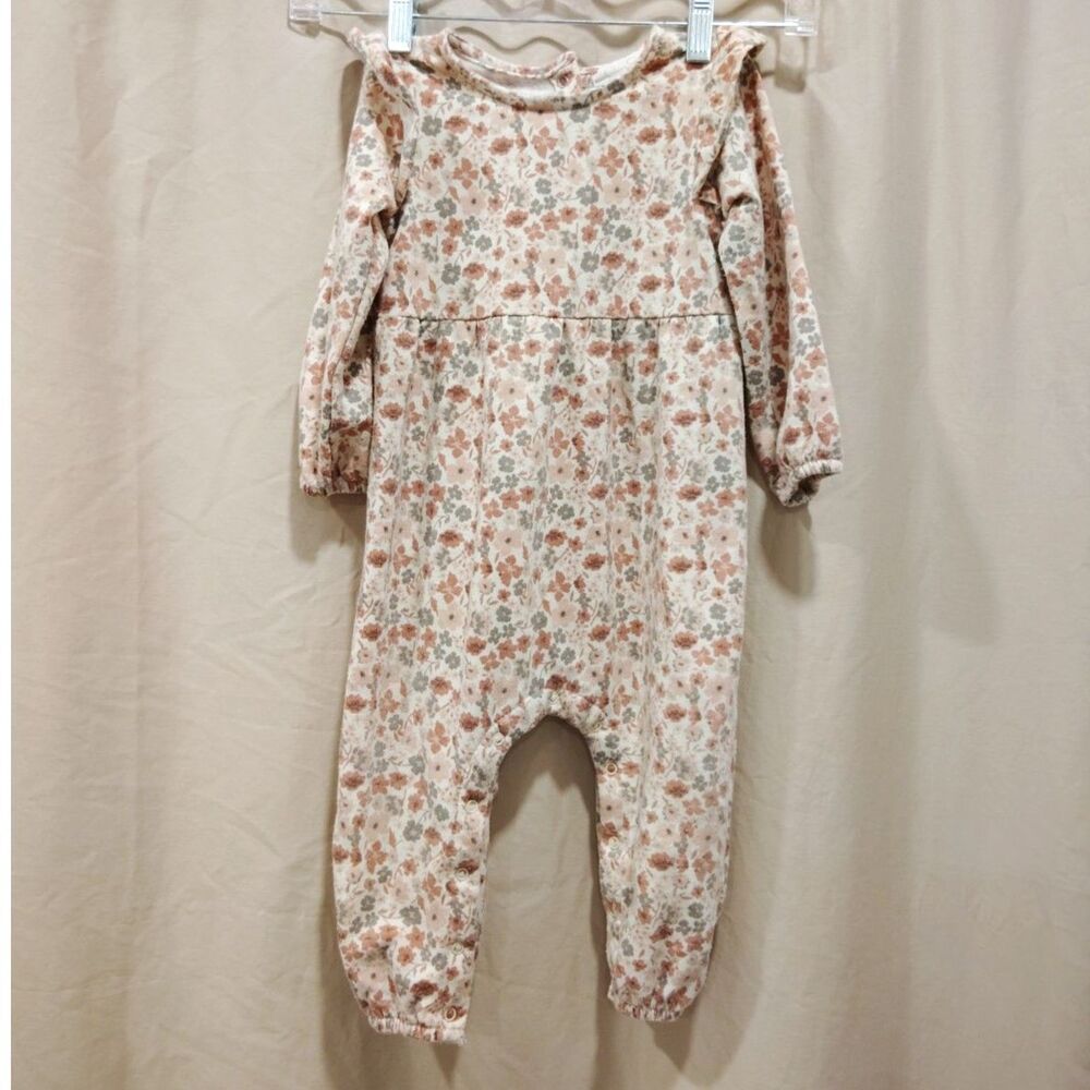 Jessica Simpson Baby Girl Floral Ruffle Romper - Size 18 Months